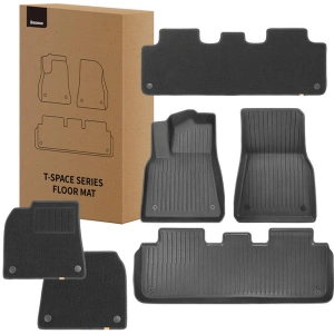 Hurtownia GSM - Autofußmatten Baseus T-Space für Tesla 6-teilig (schwarzes Polypropylen) - BSU4427 - {ean13} - Hurt