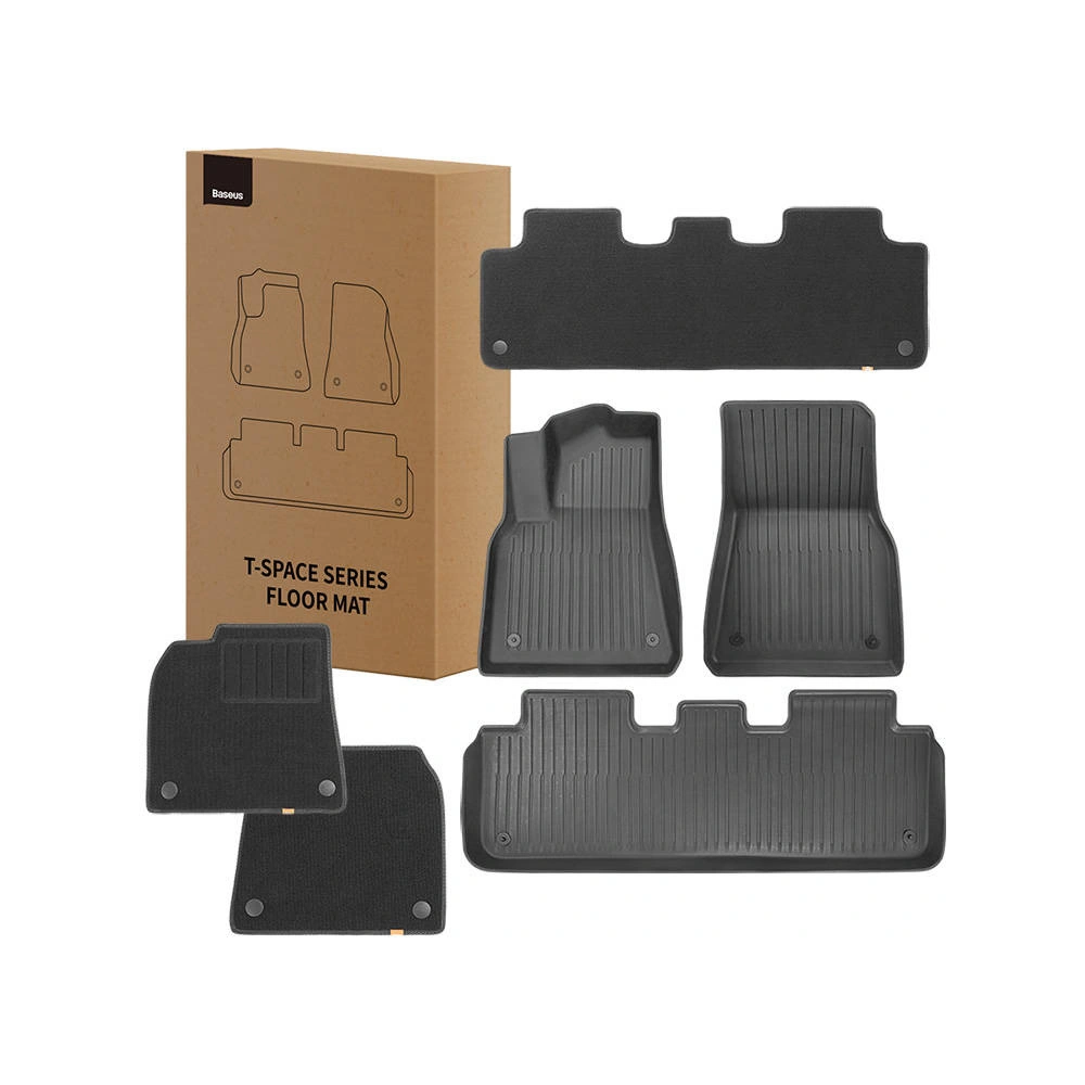 Hurtownia GSM - Covorase auto Baseus T-Space pentru Tesla 6 piese (polipropilenă neagră) - BSU4427 - {ean13} - Hurt