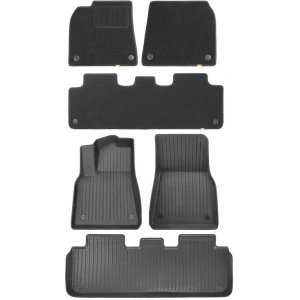 Hurtownia GSM - Autofußmatten Baseus T-Space für Tesla 6-teilig (schwarzes Polypropylen) - BSU4427 - {ean13} - Hurt