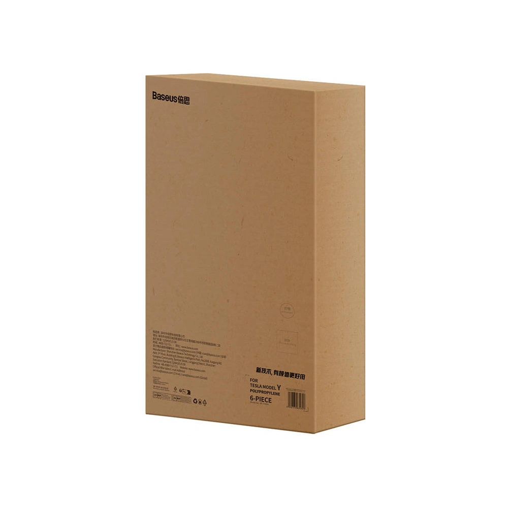 Hurtownia GSM - Covorase auto Baseus T-Space pentru Tesla 6 piese (polipropilenă neagră) - BSU4427 - {ean13} - Hurt
