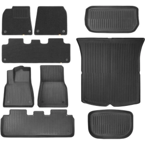 Wholesale Baseus T-Space Car Floor Mats Tesla 9 parts (black polypropylene) - BSU4428 - {ean13} - Hurt
