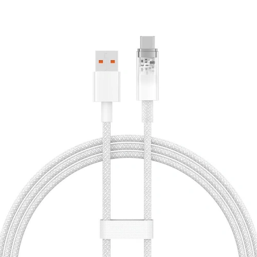 Kabel Baseus USB-A/USB-C 6A 1m (Biały)