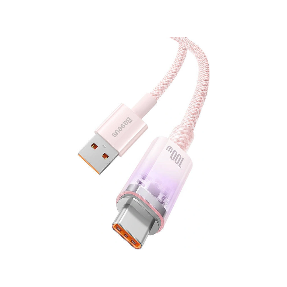 Hurtownia GSM - Cablul Baseus USB-A/USB-C 6A 1m (Roz) - BSU4430 - {ean13} - Hurt
