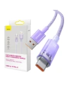Cablul Baseus USB-A/USB-C 6A 2m (Violet)