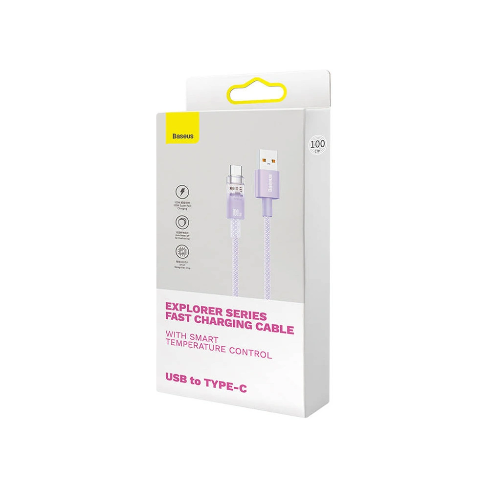 Hurtownia GSM - Cablul Baseus USB-A/USB-C 6A 2m (Violet) - BSU4431 - {ean13} - Hurt