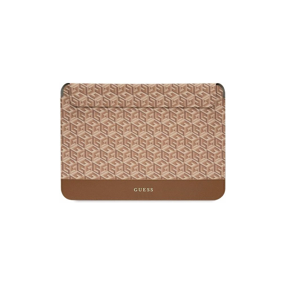 Hurtownia GSM - Etui Guess Sleeve GUCS14HGCFSEW 14 palců hnědý/brown GCube Stripes - GUE2651 - {ean13} - Hurt