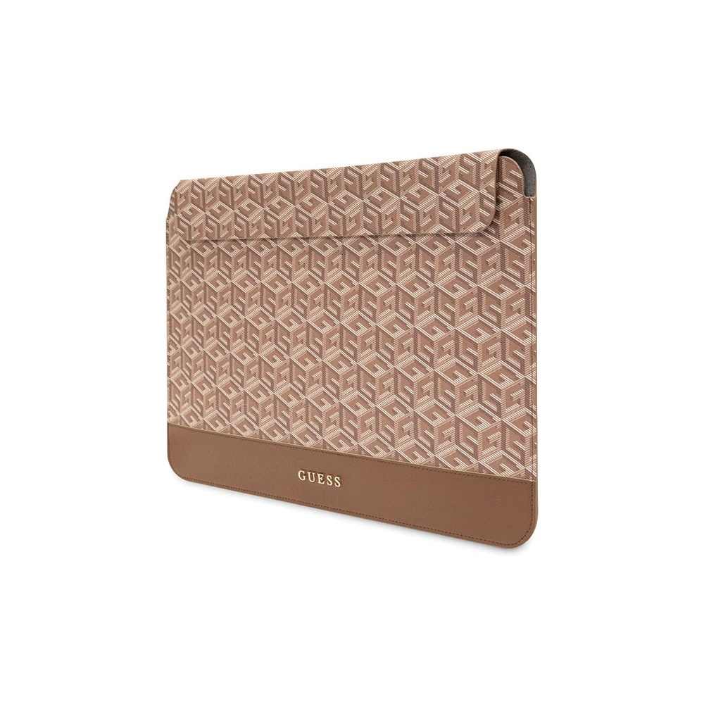 Hurtownia GSM - Etui Guess Sleeve GUCS14HGCFSEW 14 palců hnědý/brown GCube Stripes - GUE2651 - {ean13} - Hurt