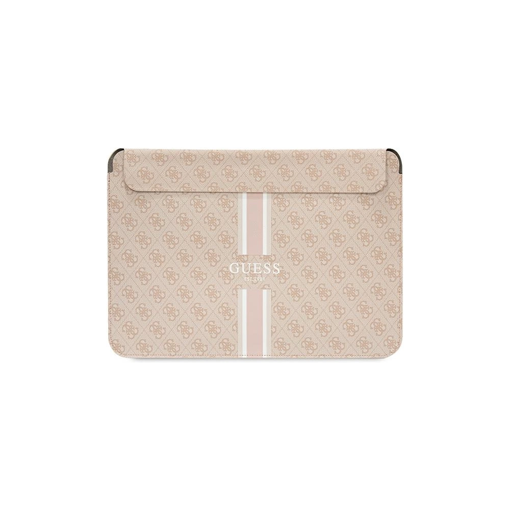 Hurtownia GSM - Etui Guess Sleeve GUCS14P4RPSP 14 palců růžový/pink 4G Tisknuté pruhy - GUE2653 - {ean13} - Hurt