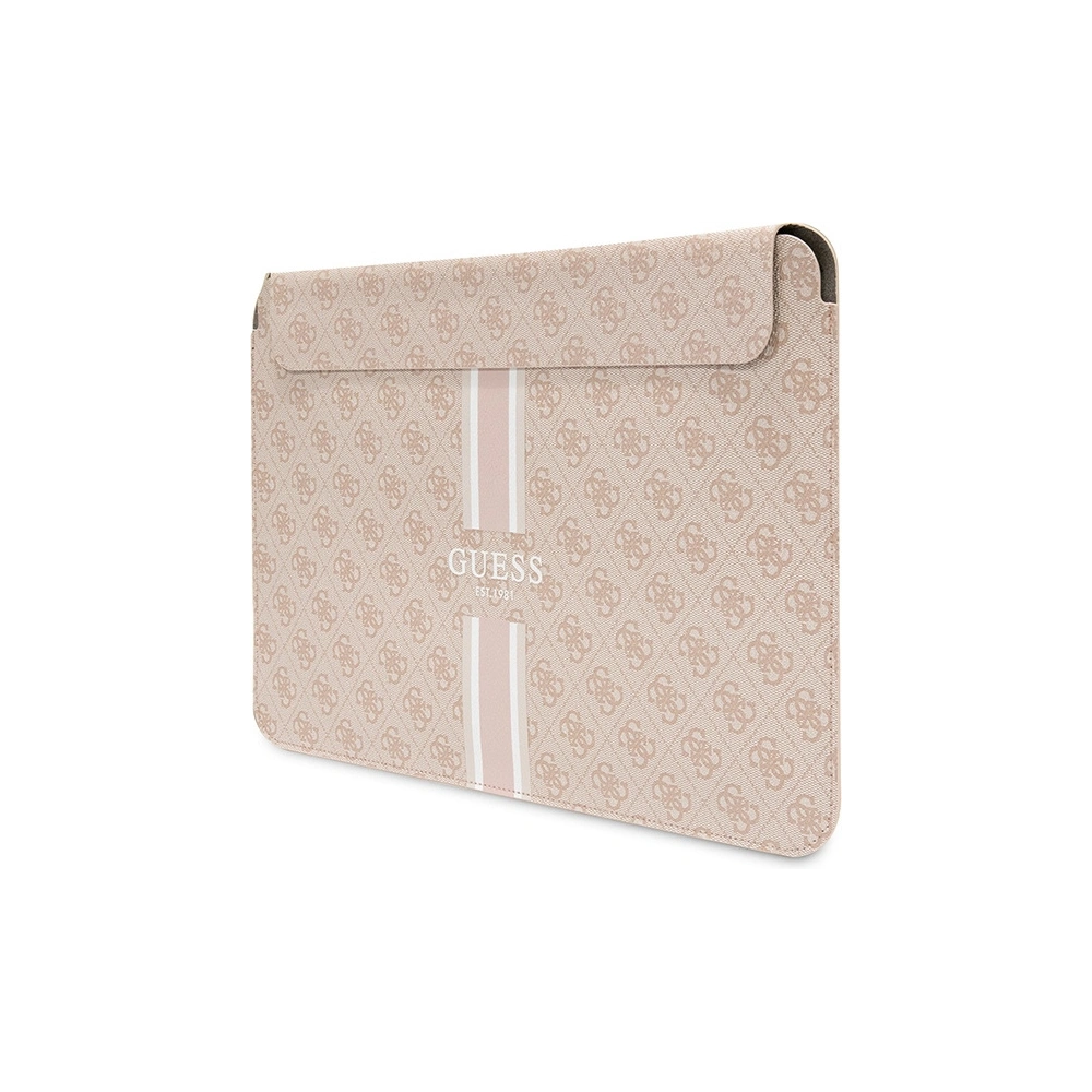Hurtownia GSM - Etui Guess Sleeve GUCS14P4RPSP 14 palců růžový/pink 4G Tisknuté pruhy - GUE2653 - {ean13} - Hurt