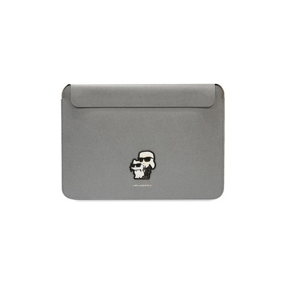 Hurtownia GSM - Etui Karl Lagerfeld Sleeve KLCS14SAKCPMG 14 Zoll silber/silver Saffiano Karl&Choupette - KLD1602 - {ean13} - Hurt