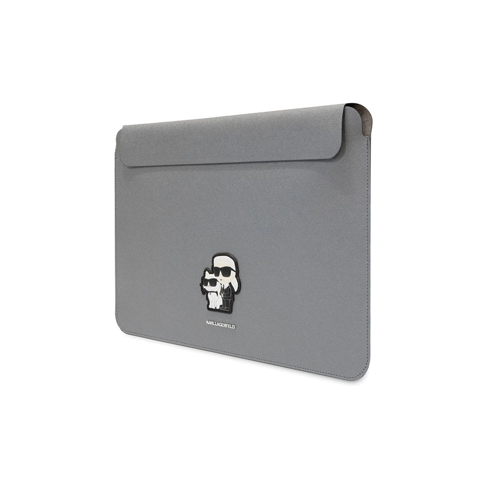 Hurtownia GSM - Etui Karl Lagerfeld Sleeve KLCS14SAKCPMG 14 Zoll silber/silver Saffiano Karl&Choupette - KLD1602 - {ean13} - Hurt