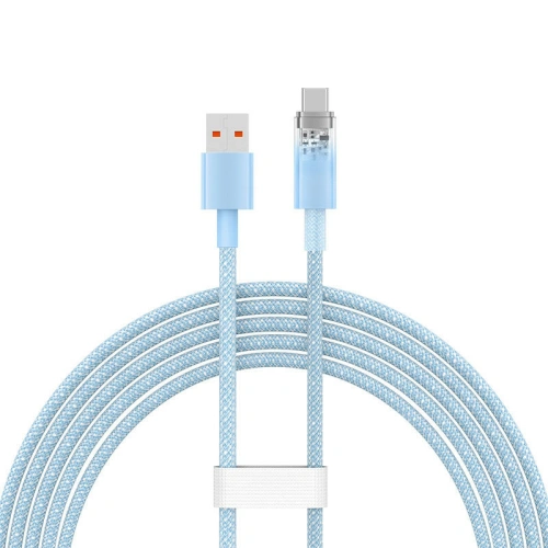 Kabel Baseus USB-A/USB-C 6A 2m (Niebieski)