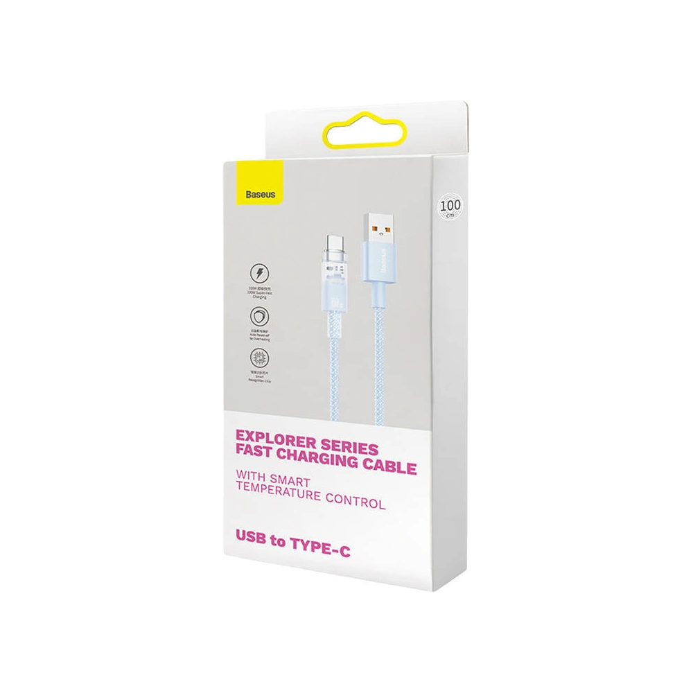 Hurtownia GSM - Cablul Baseus USB-A/USB-C 6A 2m (Albastru) - BSU4432 - {ean13} - Hurt
