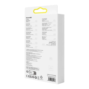 Kabel Baseus USB-A/USB-C 6A 2m (Niebieski)