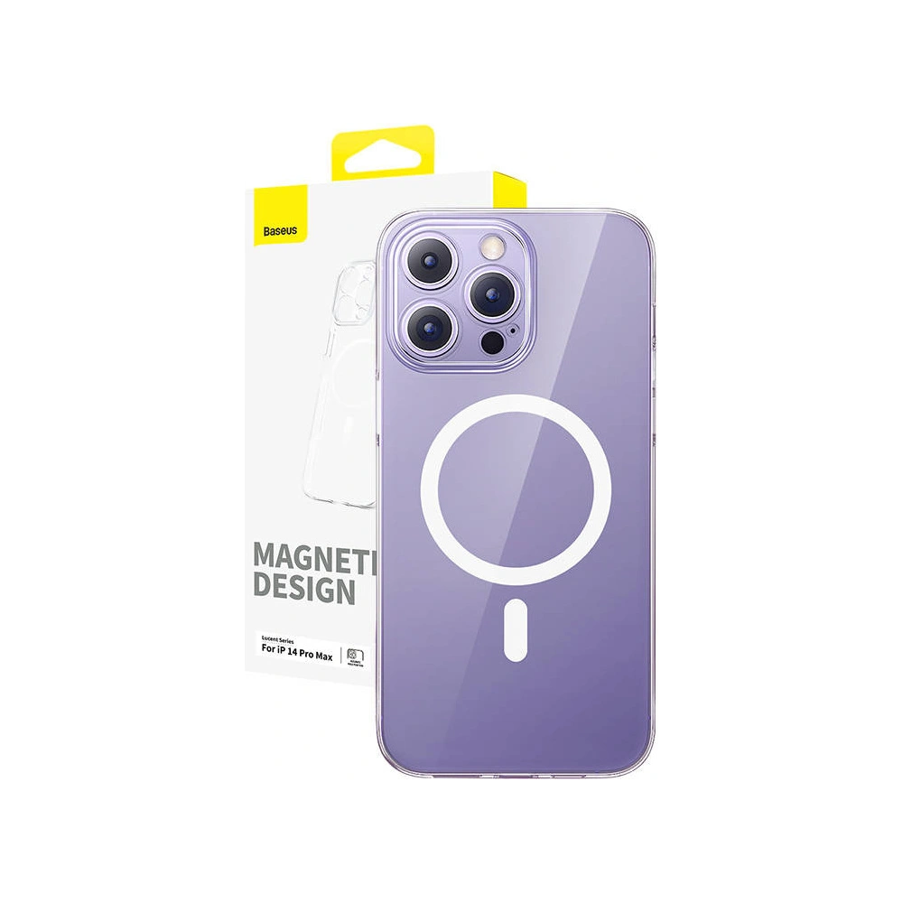 Hurtownia GSM - Etui Baseus OS-Lucent Series MagSafe Apple iPhone 14 Pro Max (Translucid) - BSU4434 - {ean13} - Hurt