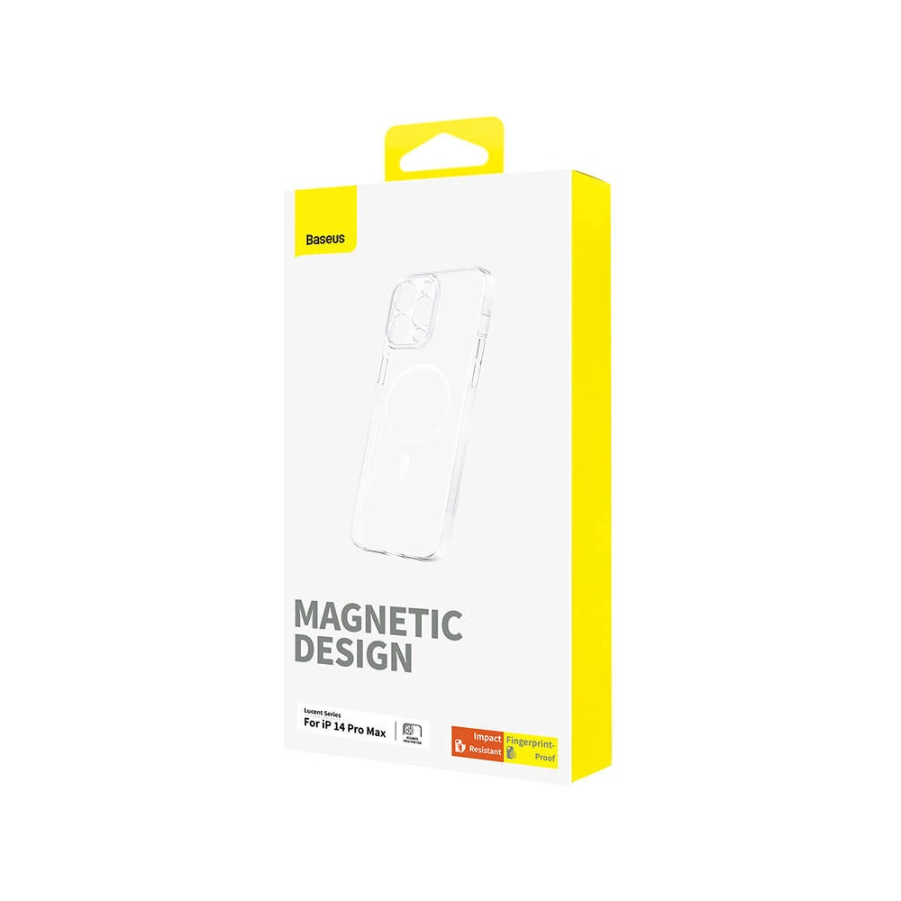 Wholesale Baseus OS-Lucent Series MagSafe Apple iPhone 14 Pro Max (clear) - BSU4434 - {ean13} - Hurt
