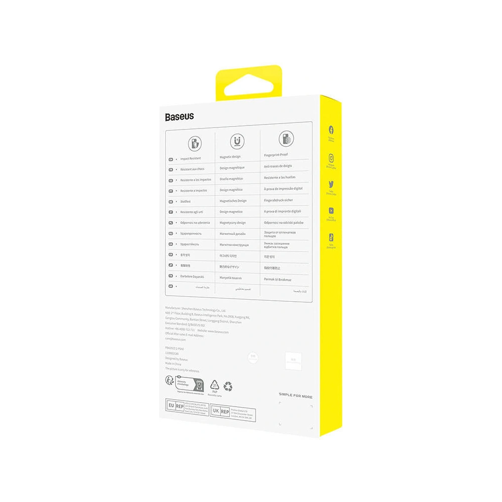 Hurtownia GSM - Etui Baseus OS-Lucent Series MagSafe Apple iPhone 14 Pro Max (Transparent) - BSU4434 - {ean13} - Hurt