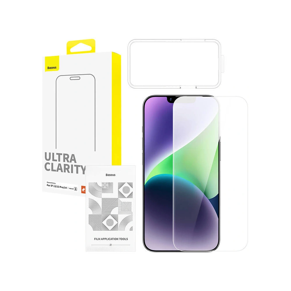 Hurtownia GSM - Szkło hartowane Baseus OS Ultra Clarity Apple iPhone 14/13/13 Pro (Przezroczyste) - BSU4435 - {ean13} - Hurt