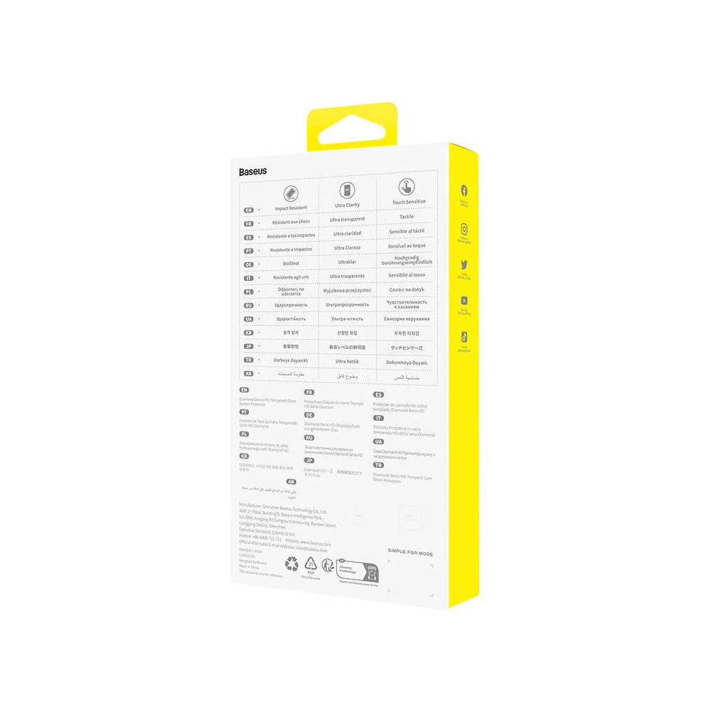 Hurtownia GSM - Sticlă securizată Baseus OS Diamond Series HD Ultra Clarity Apple iPhone 14 Pro (Transparent) - BSU4437 - {ean13} - Hurt