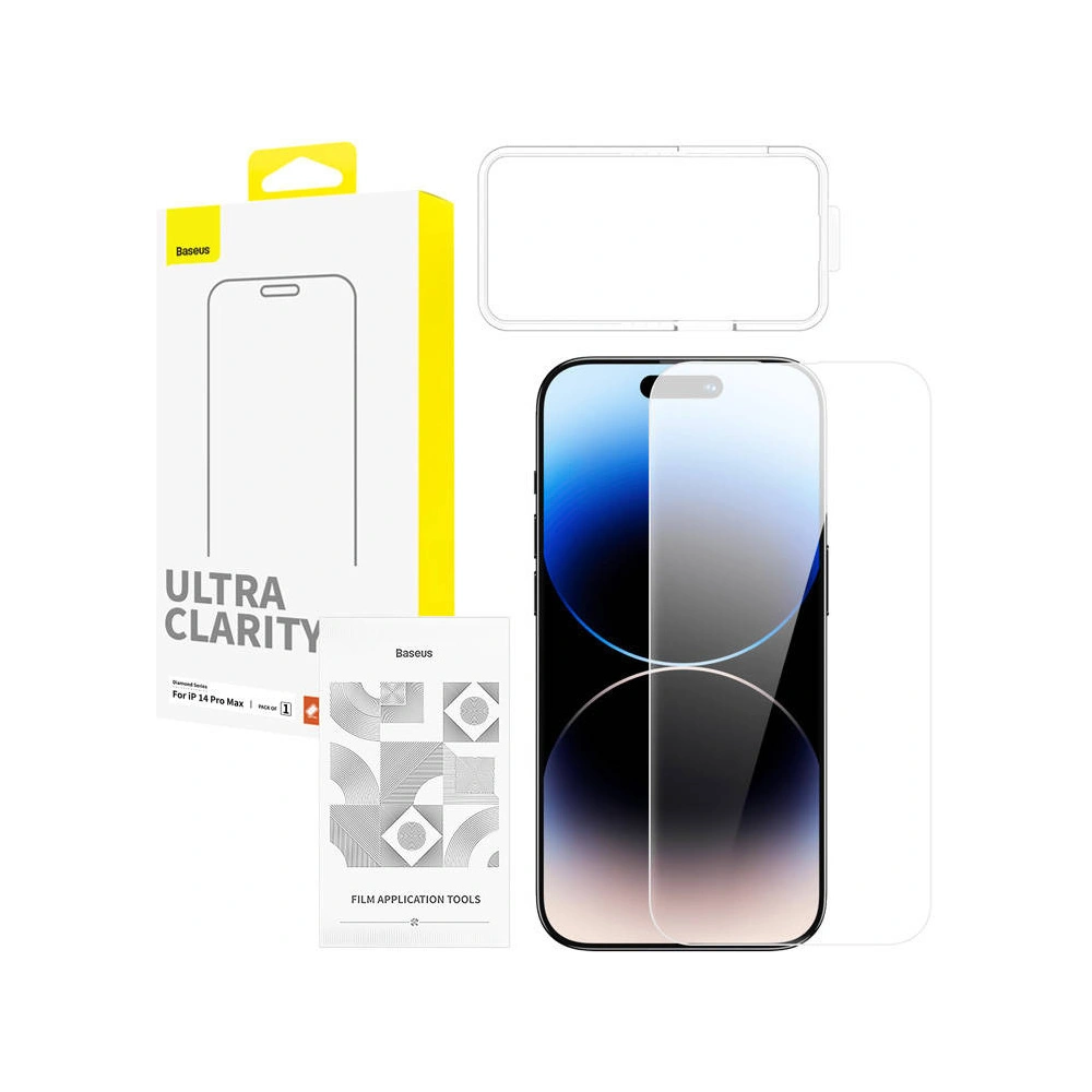 Hurtownia GSM - Sticlă securizată Baseus OS Diamond Series HD Ultra Clarity Apple iPhone 14 Pro Max (Transparent) - BSU4438 - {ean13} - Hurt
