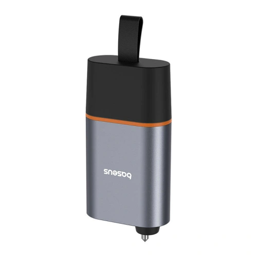 Akcesorium samochodowe Baseus młotek do szyb + nóż do pasów (Czarne)