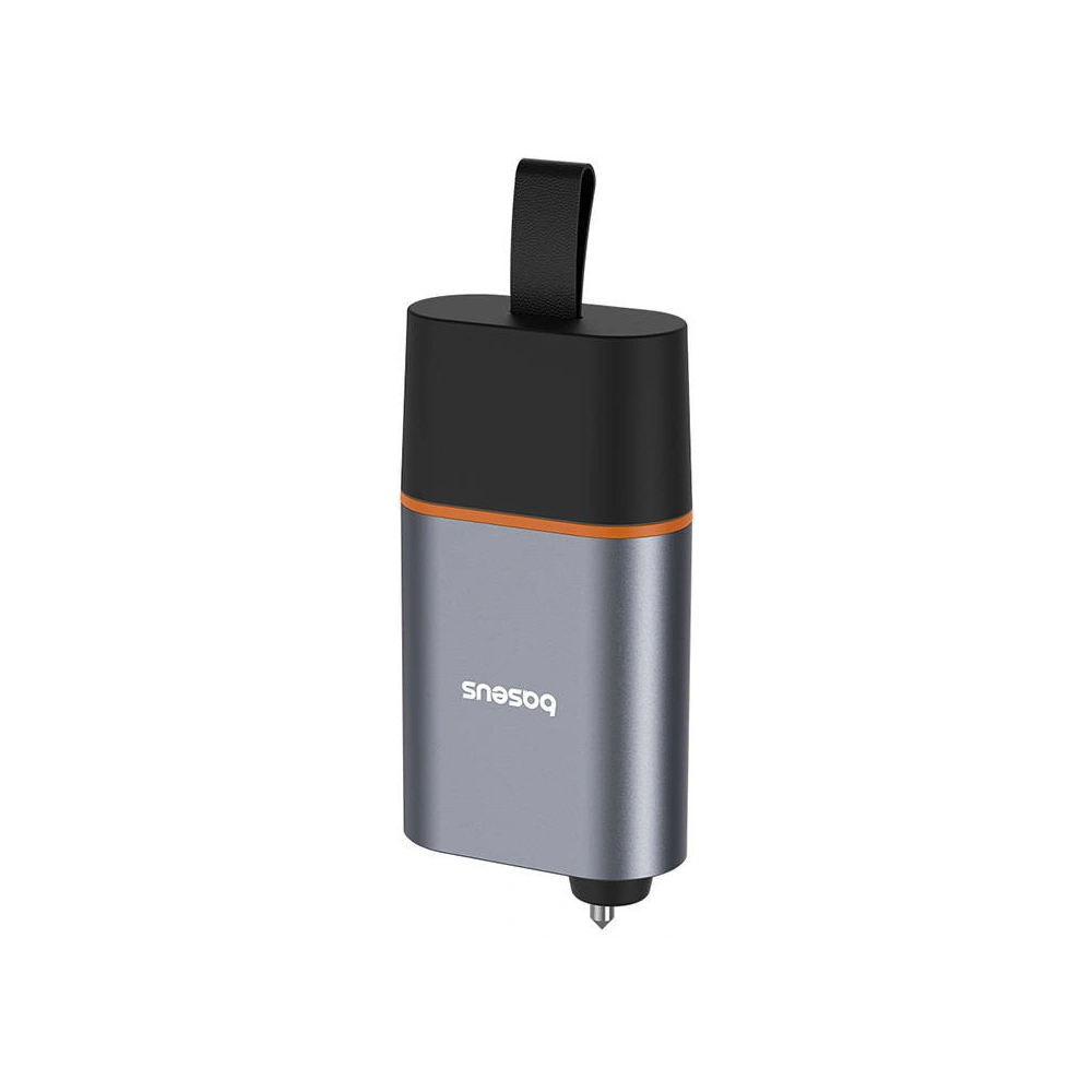 Hurtownia GSM - Accesoriu auto Baseus ciocan pentru geamuri + cuțit pentru centuri (Negru) - BSU4439 - {ean13} - Hurt