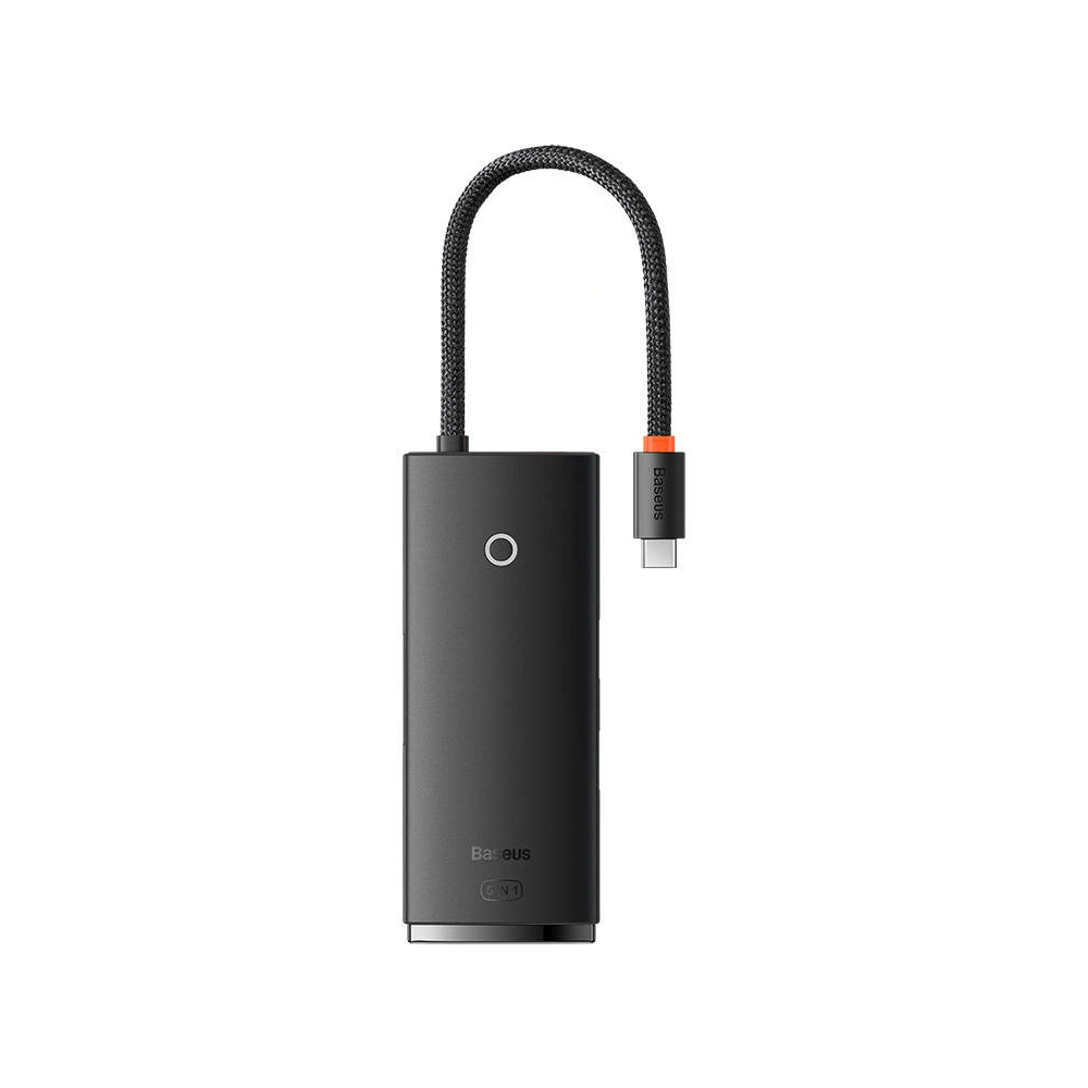 Hurtownia GSM - Adapter HUB Baseus 5-port USB-C/HDMI - 3x USB-A 3.0 - USb-C PD (negru) - BSU4440 - {ean13} - Hurt