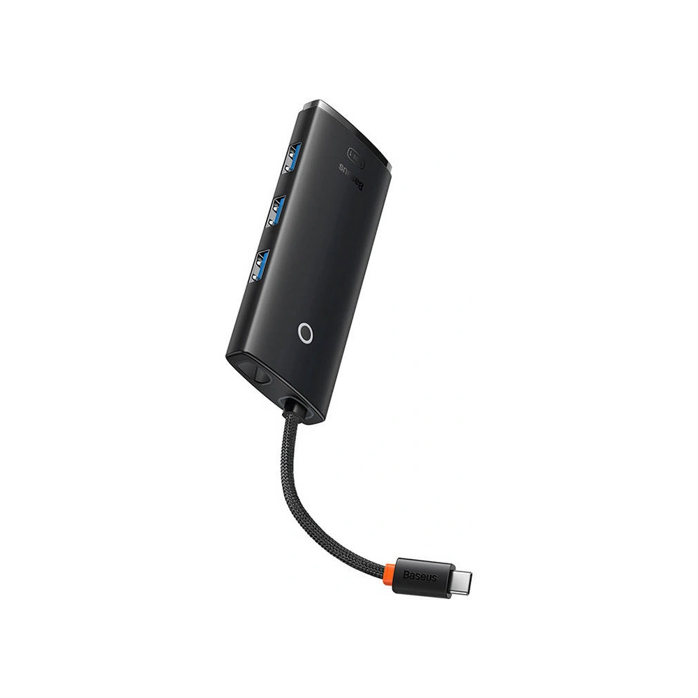 Hurtownia GSM - Adapter HUB Baseus 5-port USB-C/HDMI - 3x USB-A 3.0 - USb-C PD (negru) - BSU4440 - {ean13} - Hurt