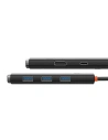 Hurtownia GSM - Adapter HUB Baseus 5-port USB-C/HDMI - 3x USB-A 3.0 - USb-C PD (negru) - BSU4440 - {ean13} - Hurt
