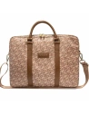 Torba Guess GUCB15HGCFSEW 16 cali brązowy/brown GCube Stripes