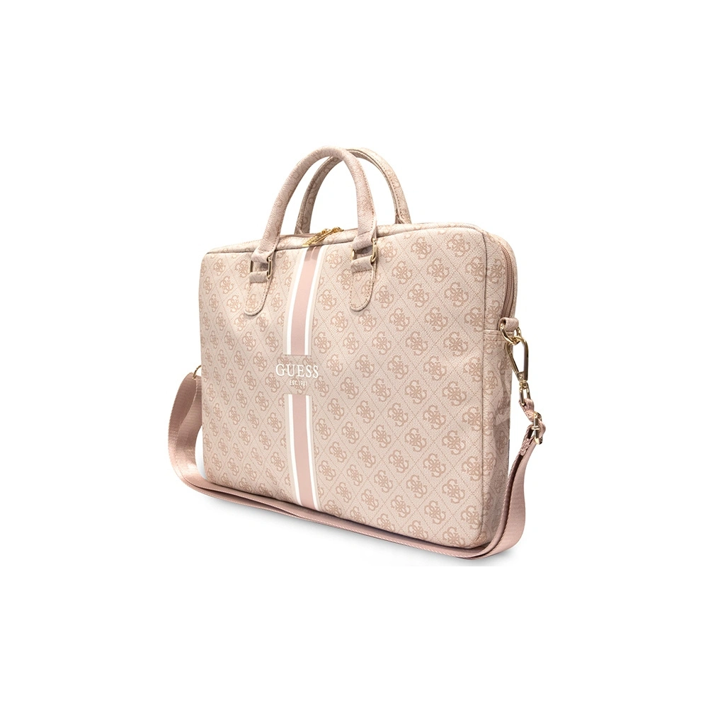 Hurtownia GSM - Torba Guess GUCB15P4RPSP 16 cali różowy/pink 4G Printed Stripes - GUE2659 - {ean13} - Hurt