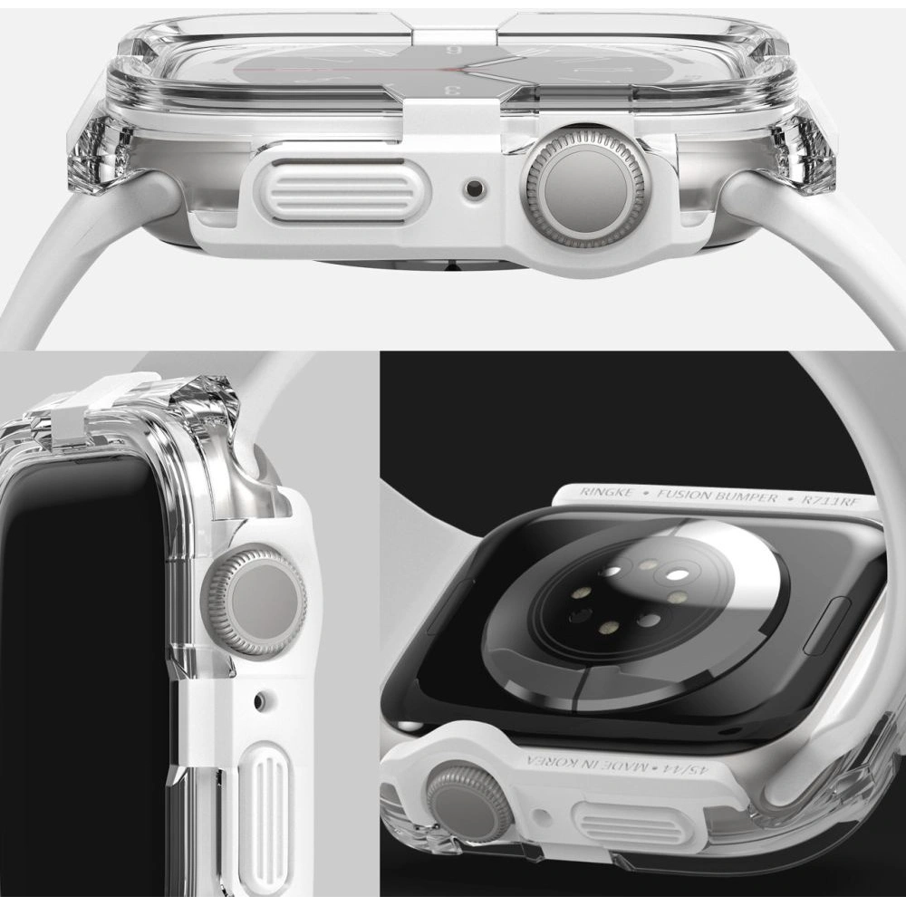 Wholesale Case Ringke Fusion Bumper Apple Watch 4/5/6/7/SE/8/9 44/45mm White - RGK1809 - {ean13} - Hurt