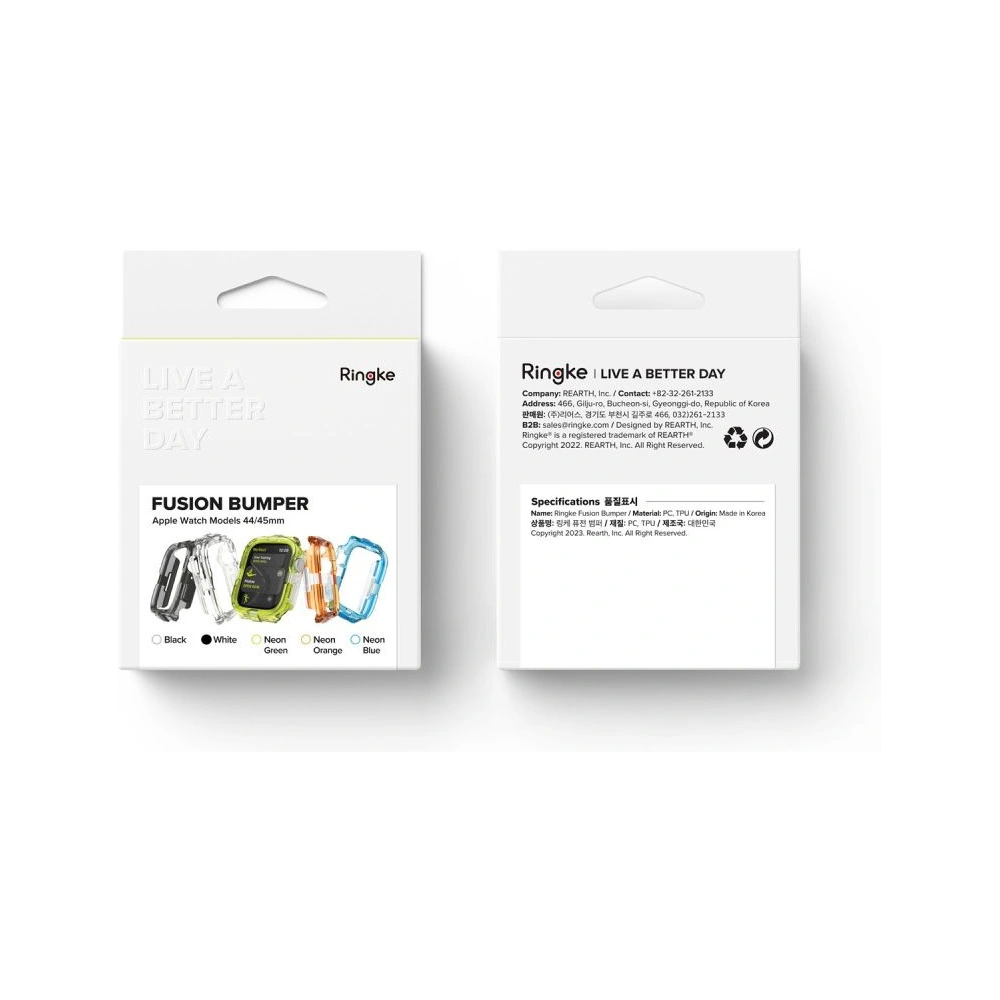 Hurtownia GSM - Etui Ringke Fusion Bumper Apple Watch 4/5/6/7/SE/8/9 44/45mm Fehér - RGK1809 - {ean13} - Hurt