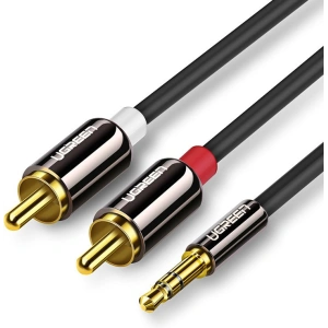 Hurtownia GSM - Audio kabel UGREEN 3,5 mm mini jack/2RCA 3m černý - UGR1662 - {ean13} - Hurt