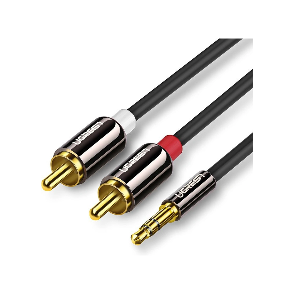 Hurtownia GSM - Audio kabel UGREEN 3,5 mm mini jack/2RCA 3m černý - UGR1662 - {ean13} - Hurt