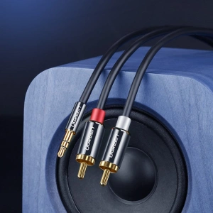 Hurtownia GSM - UGREEN 3,5 mm mini jack/2RCA 3m fekete audio kábel - UGR1662 - {ean13} - Hurt