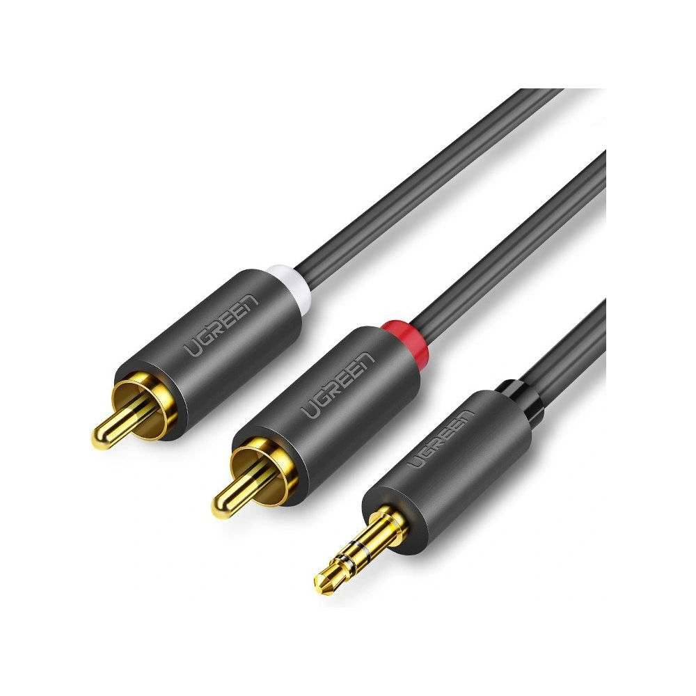 Hurtownia GSM - Audio kabel UGREEN 3,5 mm mini jack/2RCA 3m černý - UGR1662 - {ean13} - Hurt