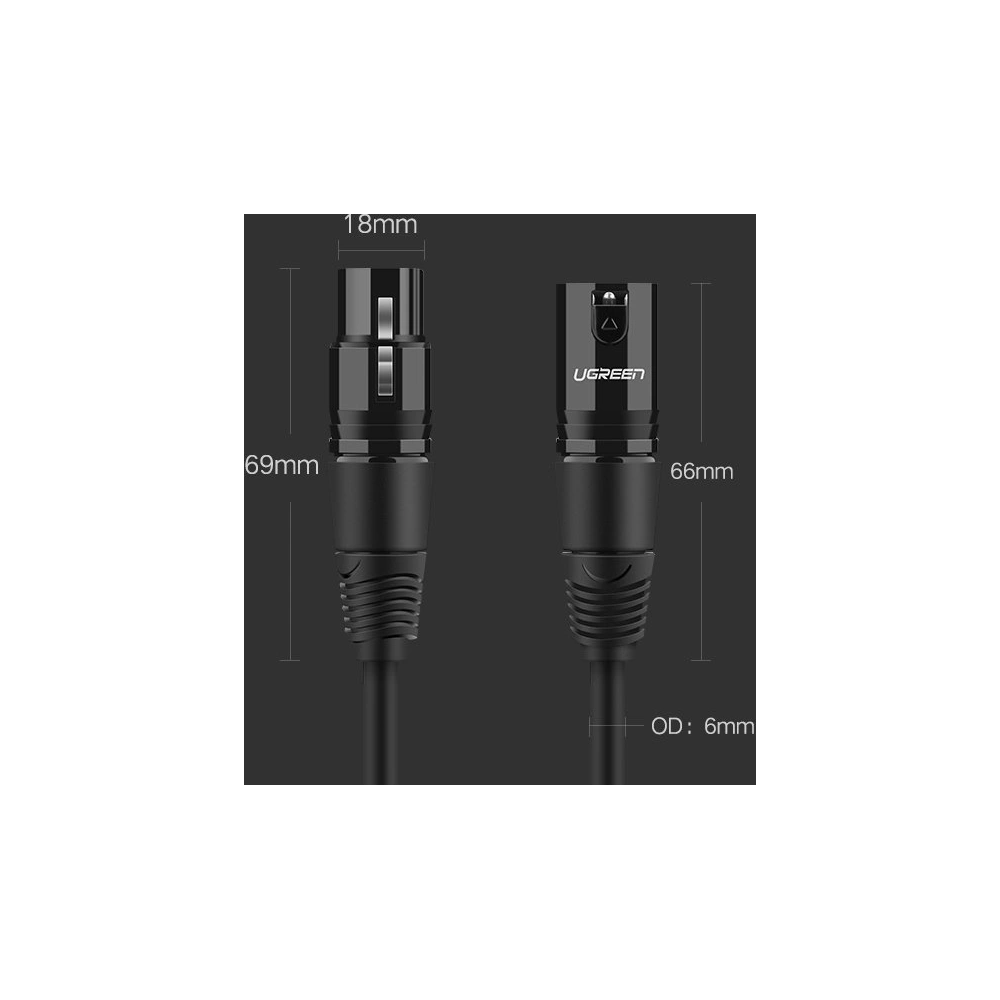 Wholesale UGREEN AV130 XLR/XLR Cable 2m - UGR1663 - {ean13} - Hurt