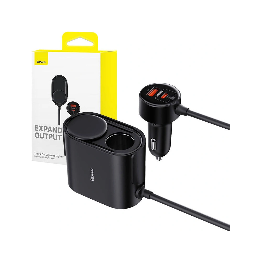 Hurtownia GSM - Zigarettenanzünder-Verteiler Baseus High Efficiency Pro 30W (Schwarz) - BSU4441 - {ean13} - Hurt