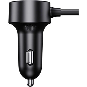 Wholesale Baseus High Efficiency Pro 1-for-2 Car Cigarette Lighter 30W (black) - BSU4441 - {ean13} - Hurt