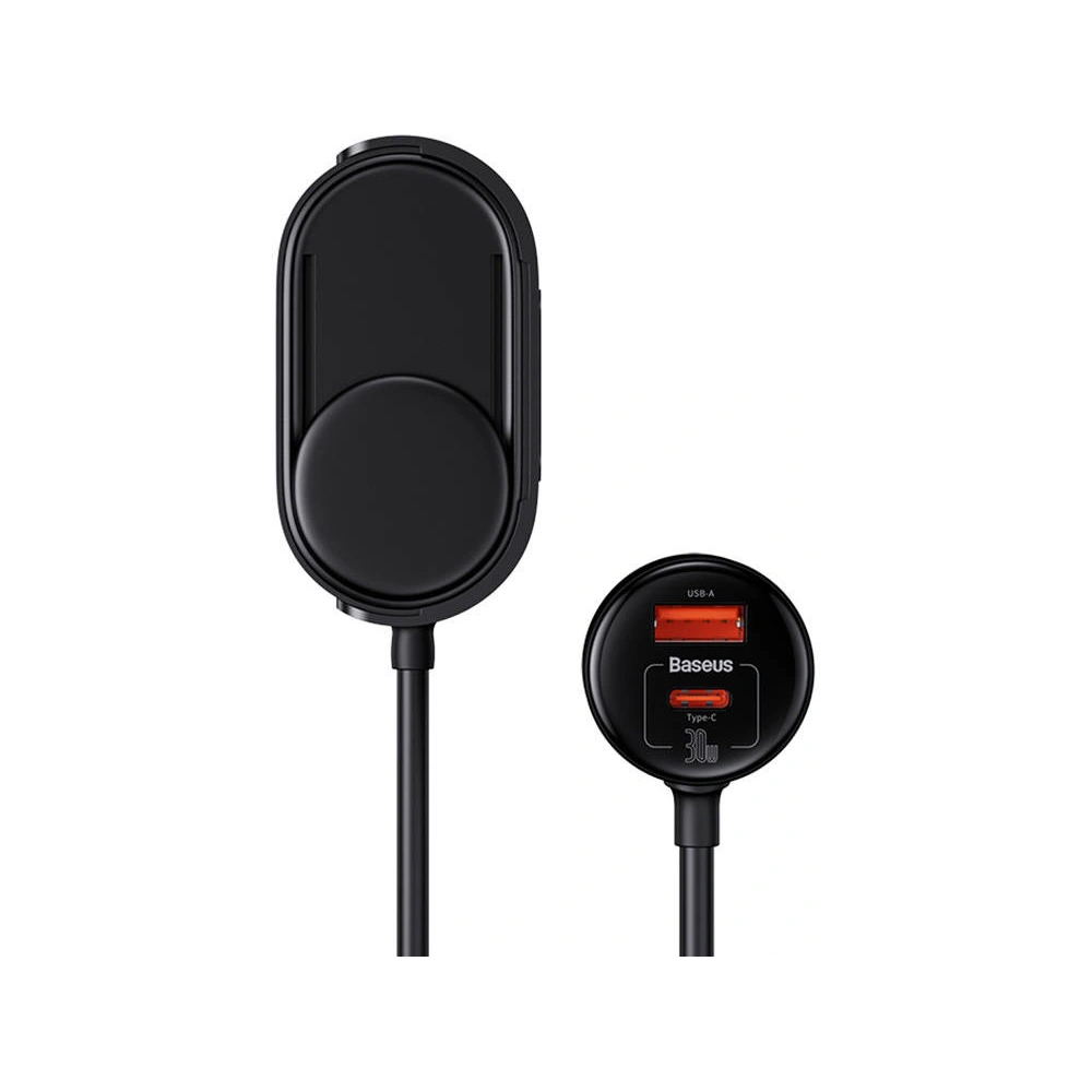 Hurtownia GSM - Rozdělovač zásuvky zapalovače Baseus High Efficiency Pro 30W (Černý) - BSU4441 - {ean13} - Hurt