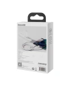 Hurtownia GSM - Cablul Baseus Superior Data USB-A/microUSB - Lightning - USB-C 3.5A 0.5m (Alb) - BSU4443 - {ean13} - Hurt