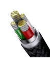 Hurtownia GSM - Cablul Baseus StarSpeed USB-A/microUSB - Lightning - USB-C 3.5A 0.6m (negru) - BSU4444 - {ean13} - Hurt