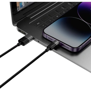 Hurtownia GSM - Cablul Baseus StarSpeed USB-A/microUSB - Lightning - USB-C 3.5A 0.6m (negru) - BSU4444 - {ean13} - Hurt