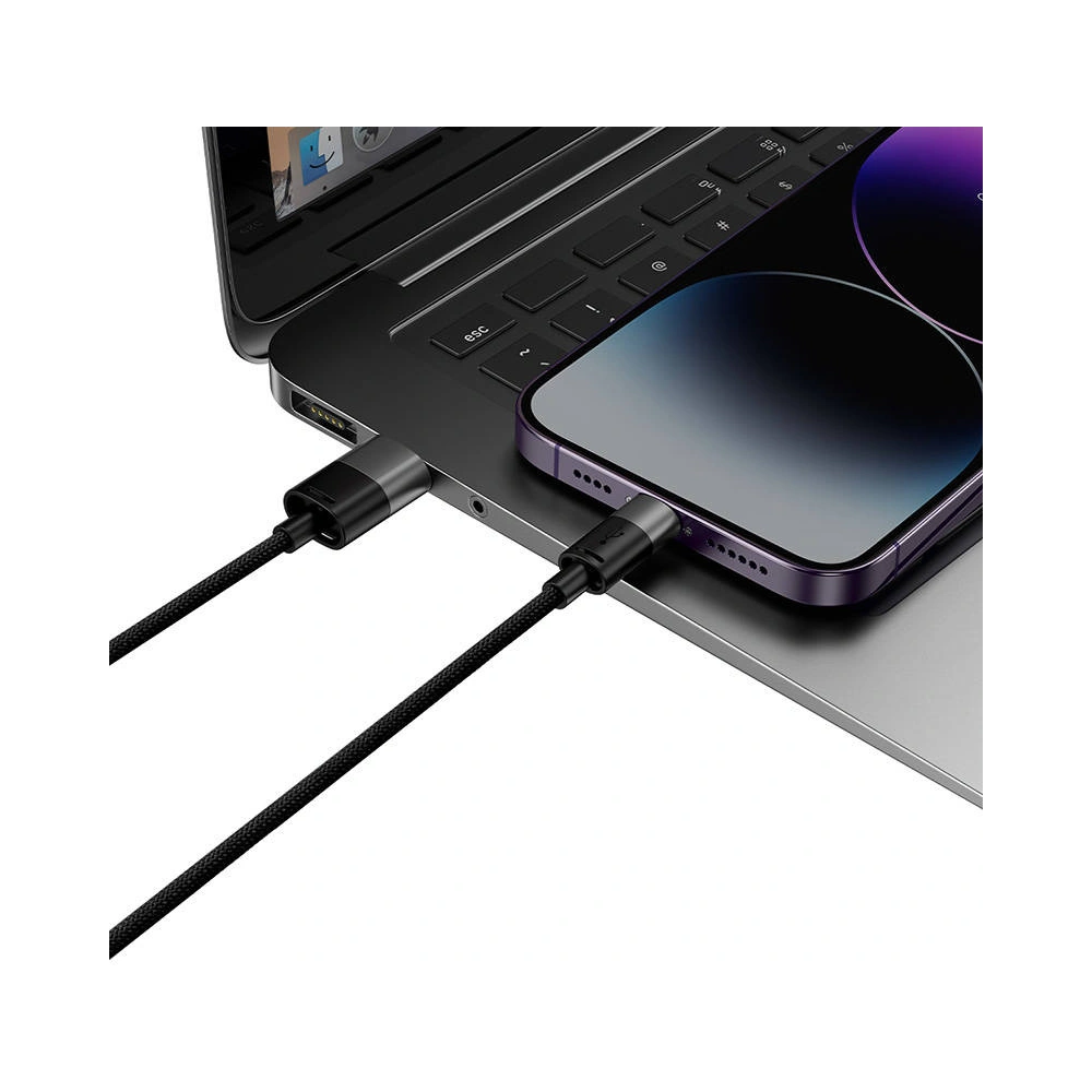 Hurtownia GSM - Kábel Baseus StarSpeed USB-A/microUSB - Lightning - USB-C 3.5A 0.6m (fekete) - BSU4444 - {ean13} - Hurt