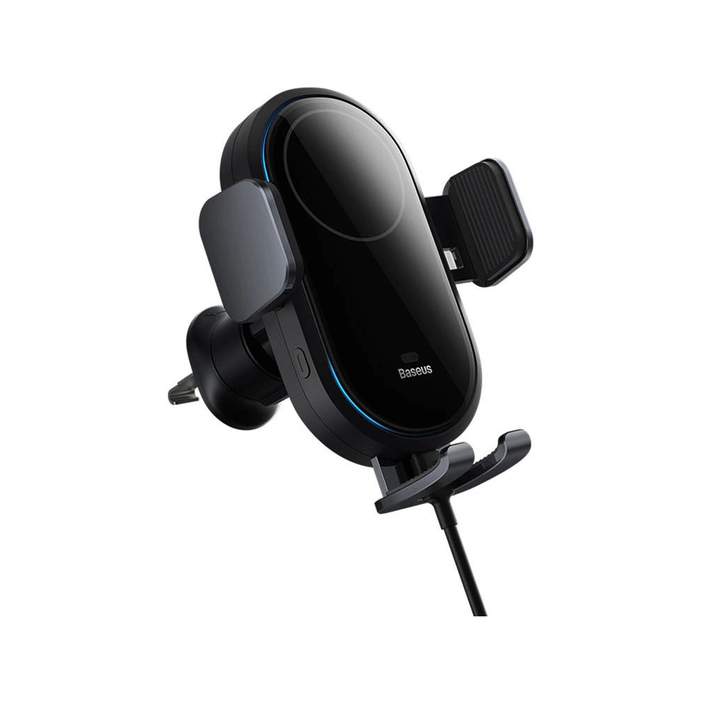 Wholesale Baseus LightChaser Car Moubnt Holder with Wireless Charger (black) - BSU4445 - {ean13} - Hurt