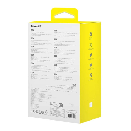 Uchwyt samochodowy z ładowarką bezprzewodową Baseus LightChaser (czarny)