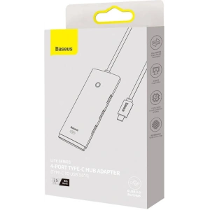 Hurtownia GSM - Adapter HUB Baseus Lite Series USB-C 4-portos 25cm - BSU4447 - {ean13} - Hurt
