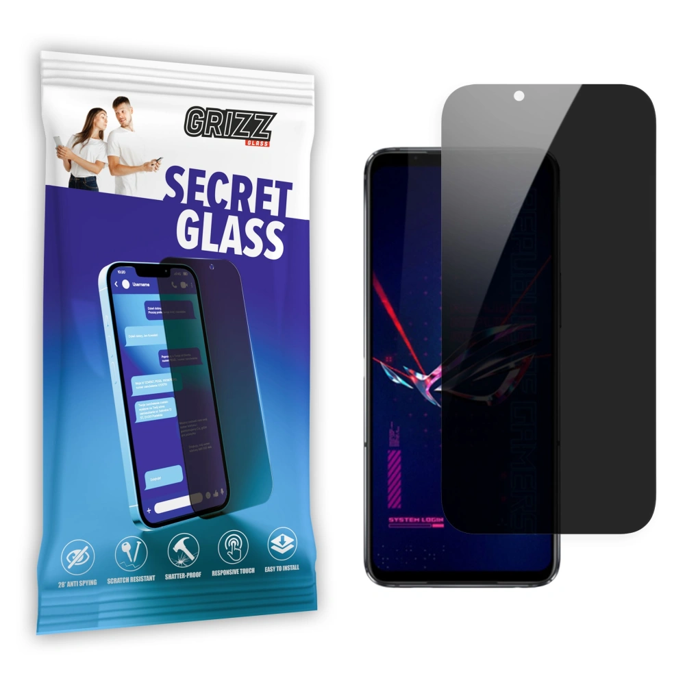 Hurtownia GSM - Sticlă de confidențialitate GrizzGlass SecretGlass pentru Asus ROG Phone 6 - GRZ5375 - {ean13} - Hurt