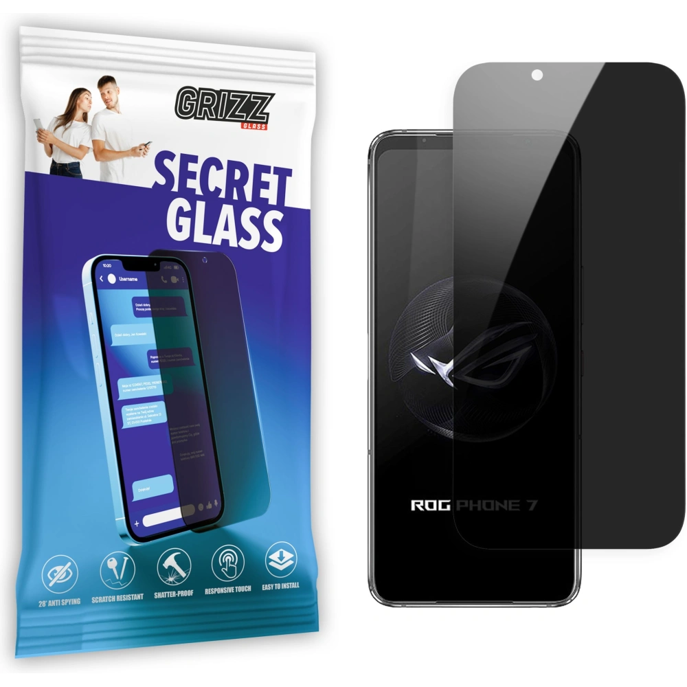 Hurtownia GSM - Sklo privatizující GrizzGlass SecretGlass pro Asus ROG Phone 7 Ultimate - GRZ5380 - {ean13} - Hurt